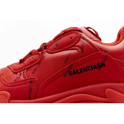 Balenciaga Triple S Letter Bright Red 524039 W2FA1 7632 02