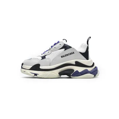 Balenciaga Triple S White Dark Blue 534217 W09E1 9000 01