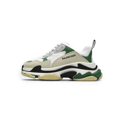 Balenciaga Triple S White Green 536737 W09O1 9090 01