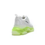 Balenciaga Triple S White Green 544351 W0901 9010