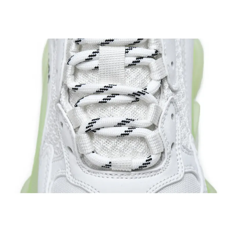 Balenciaga Triple S White Green 544351 W0901 9010