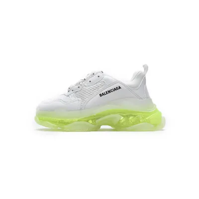 Balenciaga Triple S White Green 544351 W0901 9010 01