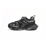 Balenciaga Tess S.Black Black-And-White Painting 542023 W3SR2 2315