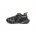 Balenciaga Tess S.Black Black-And-White Painting 542023 W3SR2 2315