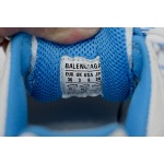 adidas x Balenciaga Triple S White And Blue Bars 712764 W2ZB3 9040