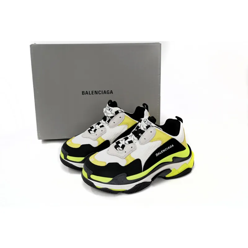 Balenciaga Black, White, And Yellow 524039 W09OH 7079