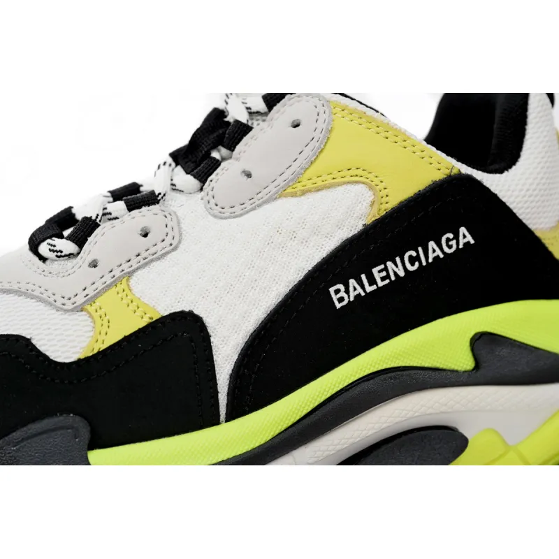 Balenciaga Black, White, And Yellow 524039 W09OH 7079