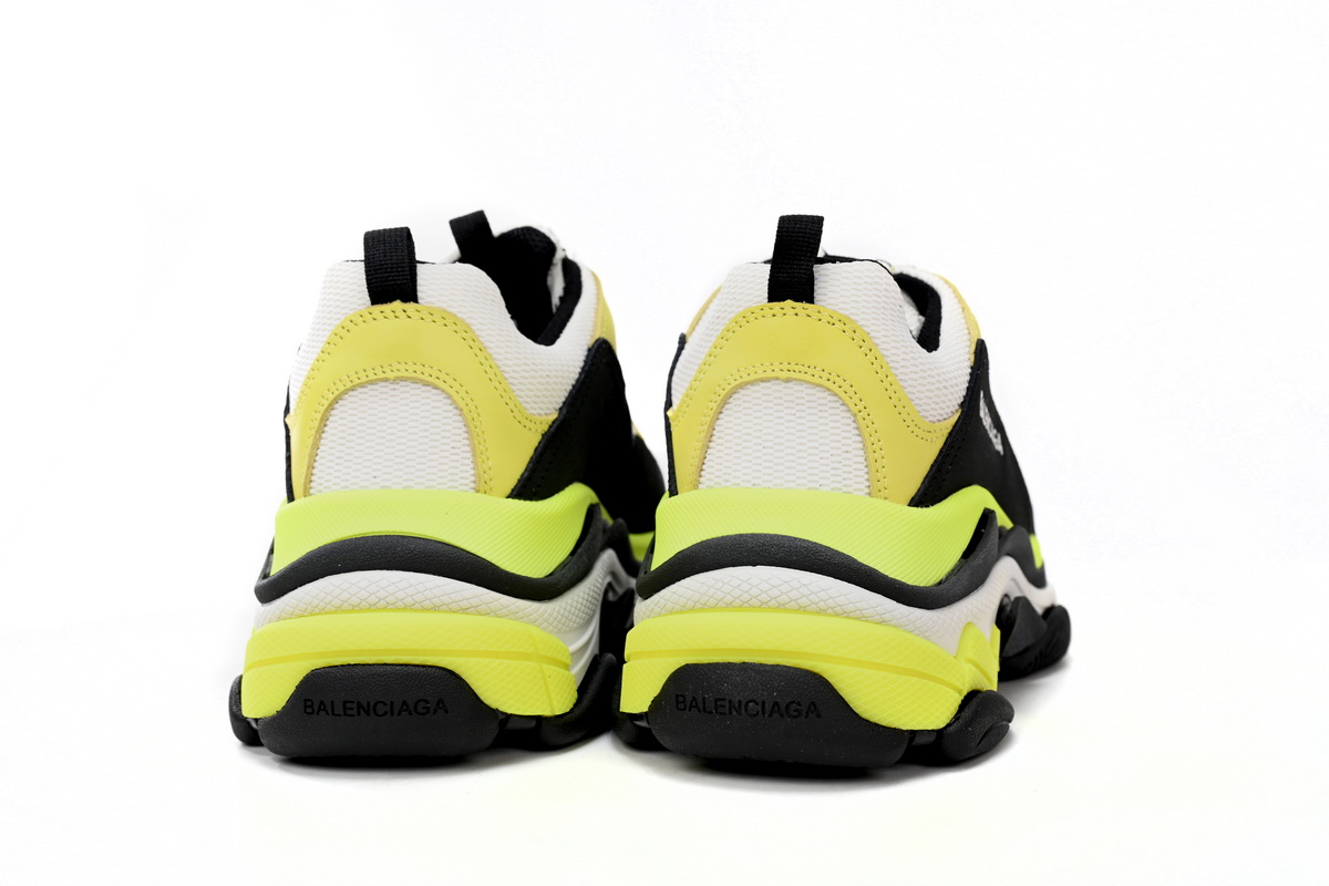 Balenciaga Black, White, And Yellow 524039 W09OH 7079