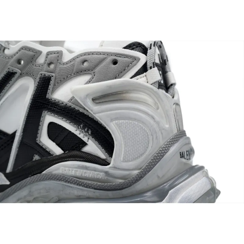 Balenciaga Runner White Black Gray 677402 W3RB2 9012