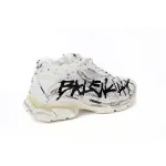 Balenciaga Runner White And Black Characters 677402 W3RBQ 9010