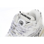 Balenciaga Runner White And Black Characters 677402 W3RBQ 9010