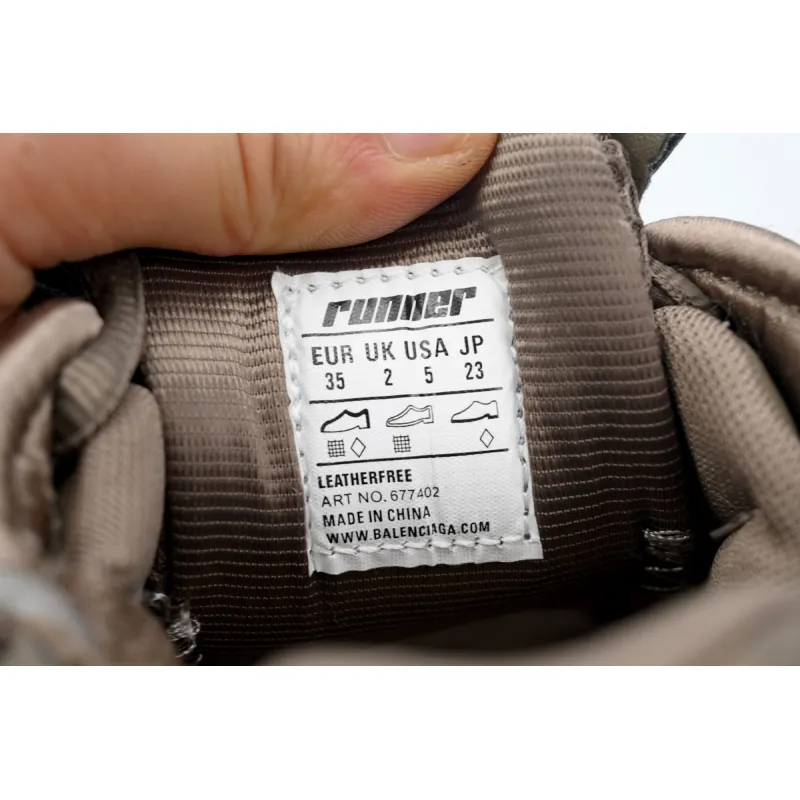 Balenciaga Runner Black Brown 677402 W3RB2 2010