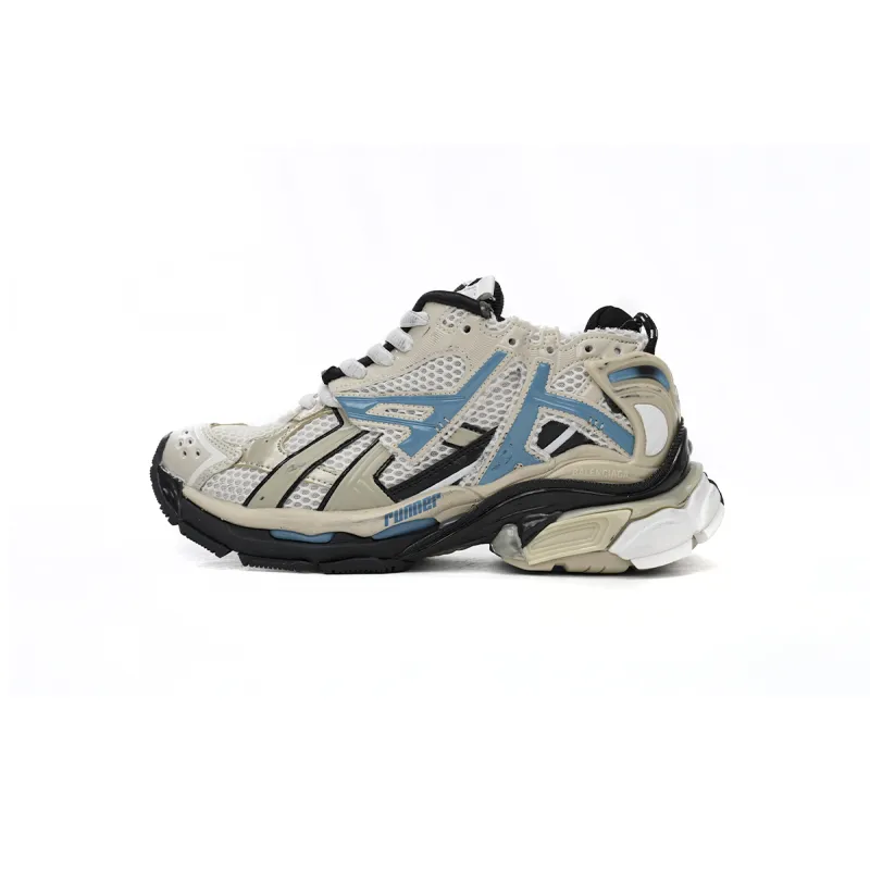 Balenciaga Beige Grey Blue 677402 W5RH6 0312