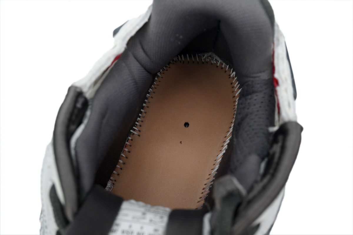 Balenciaga Runner White Black and Red 677402 W3RB2 9167