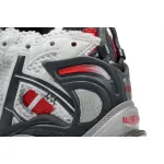 Balenciaga Runner White Black and Red 677402 W3RB2 9167