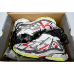 Balenciaga Runner White Black and Red 677402 W3RB2 9167