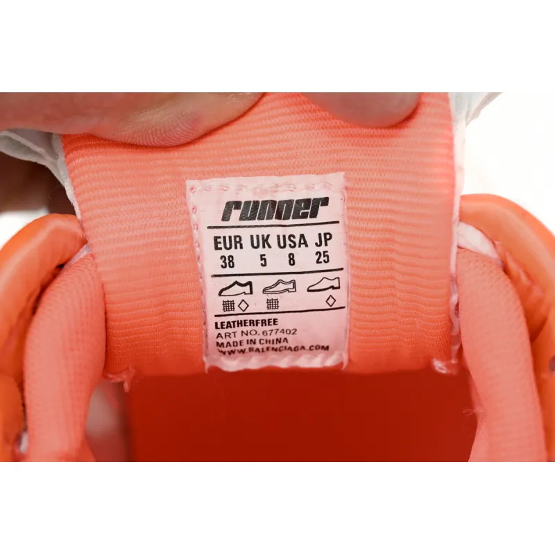 Balenciaga Runner White Orange 677402 W1RB2 2115