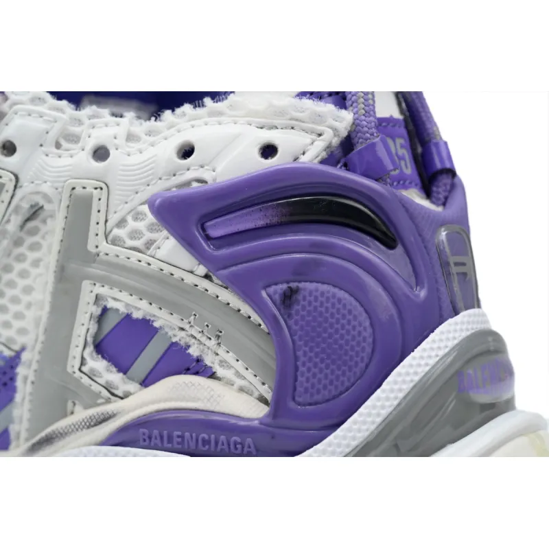 Balenciaga Runner White Purple 677402 W3RB2 5901