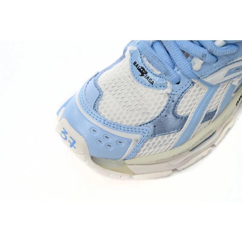 Balenciaga Runner White Light Blue 677402 W3RB2 9744