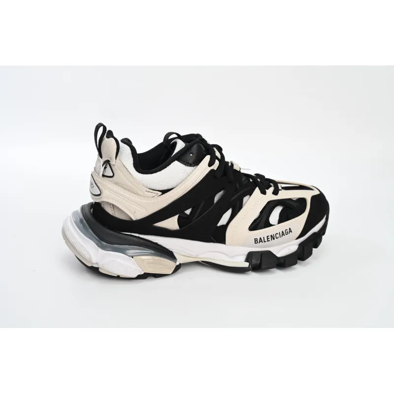 Balenciaga Tess S.Black Rice White Black 542436 W3SU5 9791
