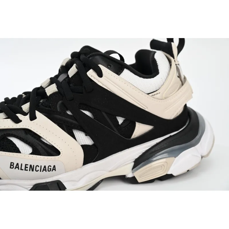 Balenciaga Tess S.Black Rice White Black 542436 W3SU5 9791