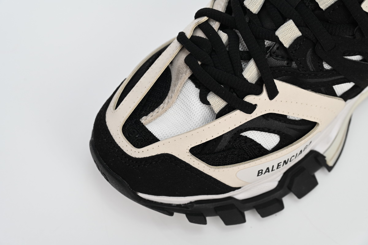 Balenciaga Tess S.Black Rice White Black 542436 W3SU5 9791