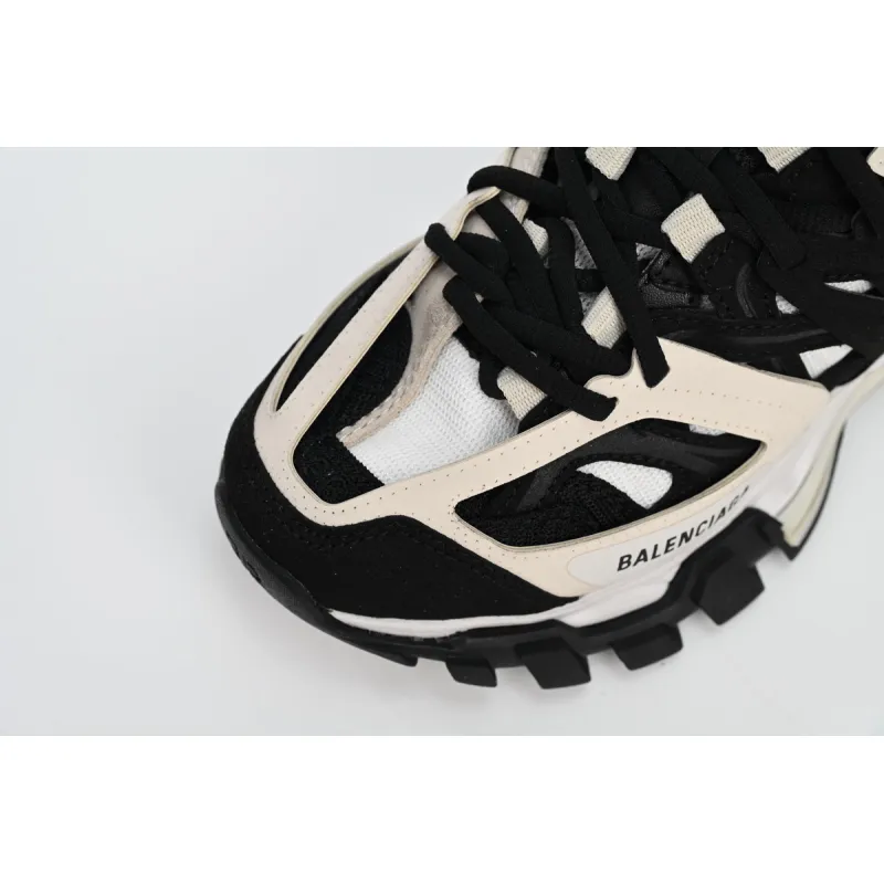 Balenciaga Tess S.Black Rice White Black 542436 W3SU5 9791