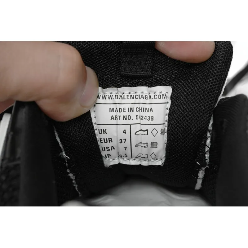 Balenciaga Tess S.Black And White 542436 W3NH3 7261
