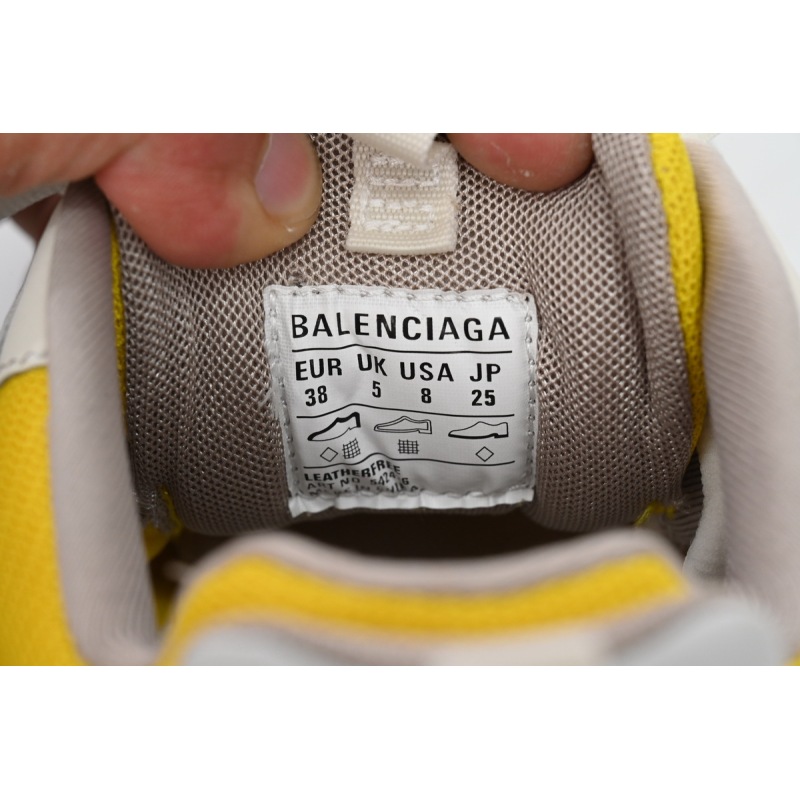 Balenciaga Tess S.Black Black And Yellow Tail 542436 W1ST3 0258