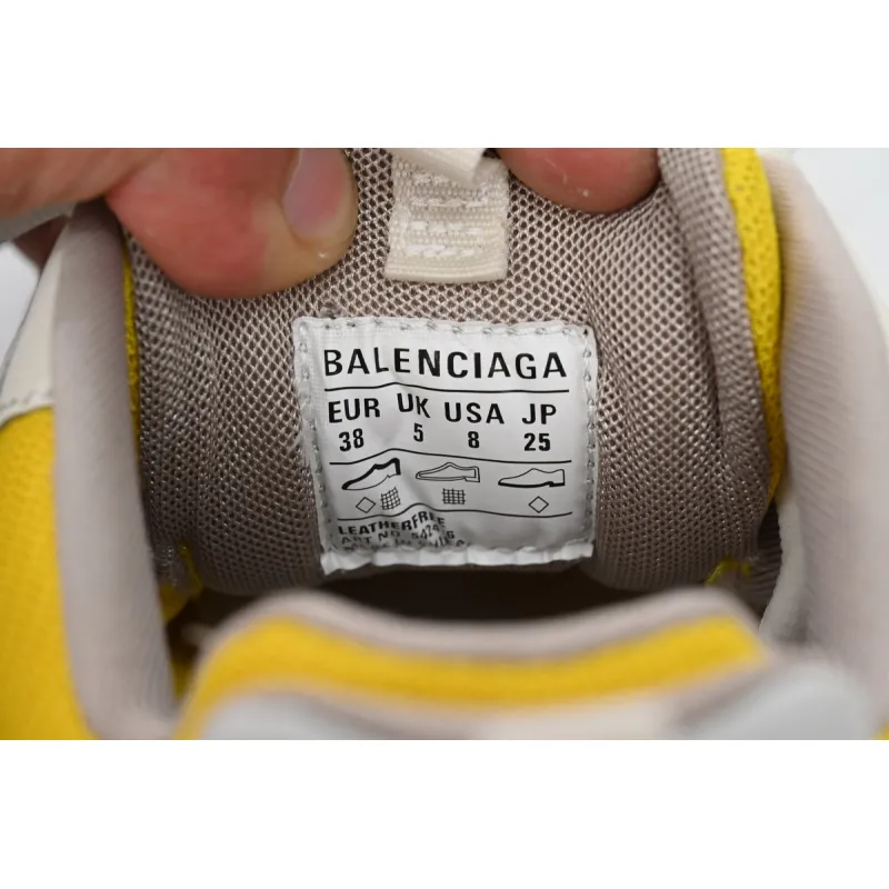 Balenciaga Tess S.Black Black And Yellow Tail 542436 W1ST3 0258