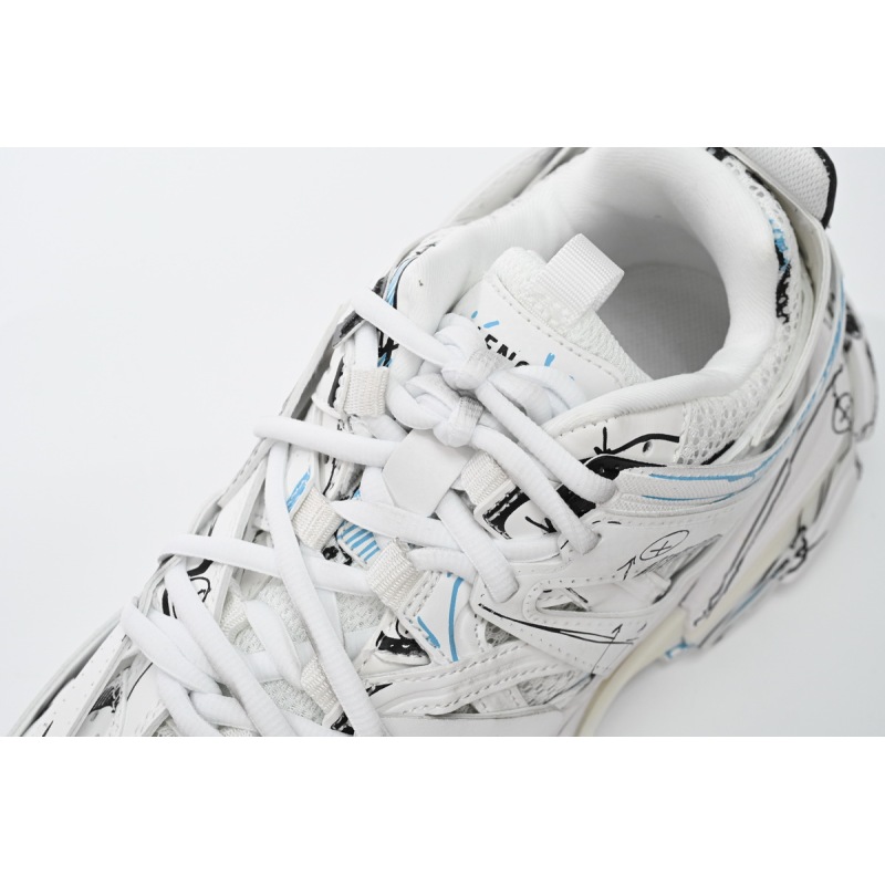 Balenciaga Tess S.Black Graffiti Art 542436 W3SRA 9014