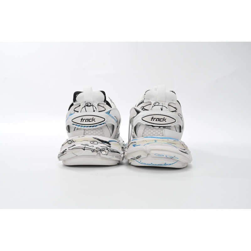 Balenciaga Tess S.Black Graffiti Art 542436 W3SRA 9014