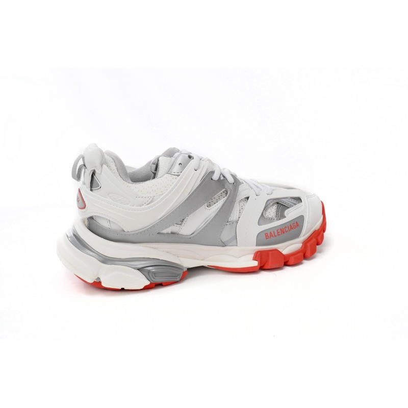 Balenciaga Tess S.White Grey Red 542436 W3DB2 7663