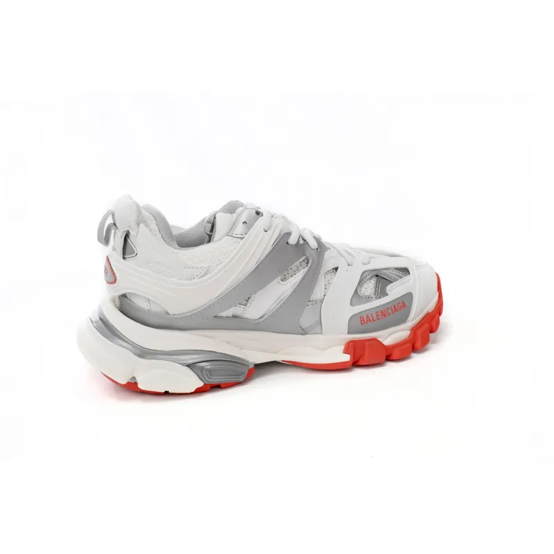 Balenciaga Tess S.White Grey Red 542436 W3DB2 7663