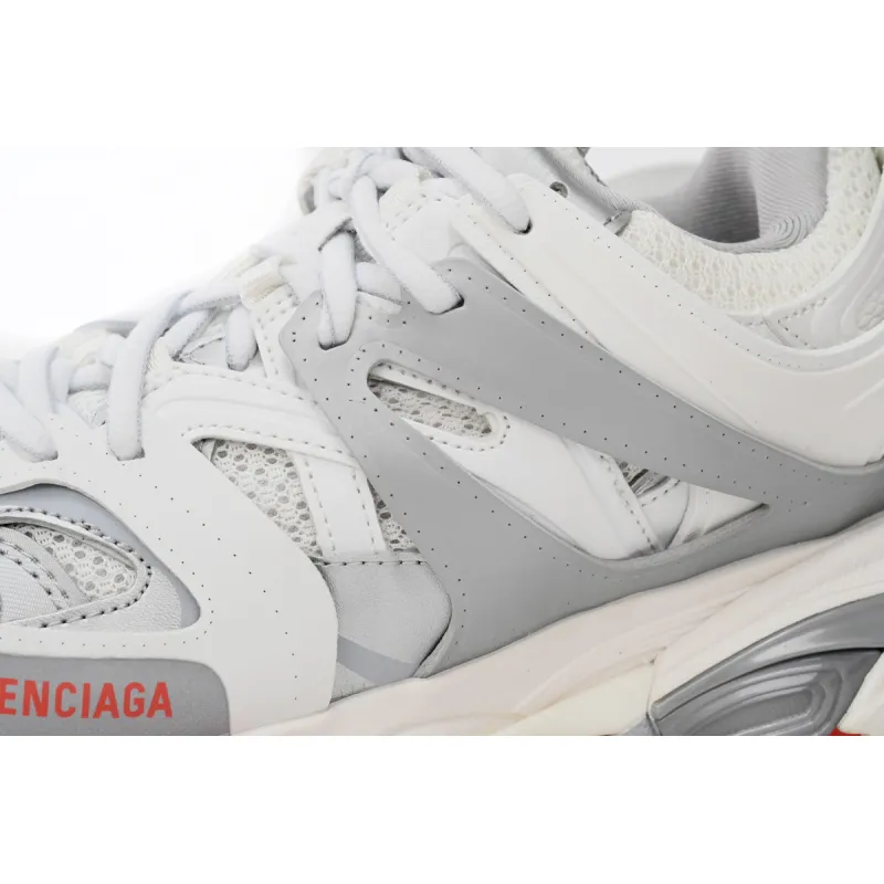 Balenciaga Tess S.White Grey Red 542436 W3DB2 7663