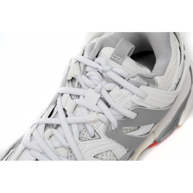 Balenciaga Tess S.White Grey Red 542436 W3DB2 7663