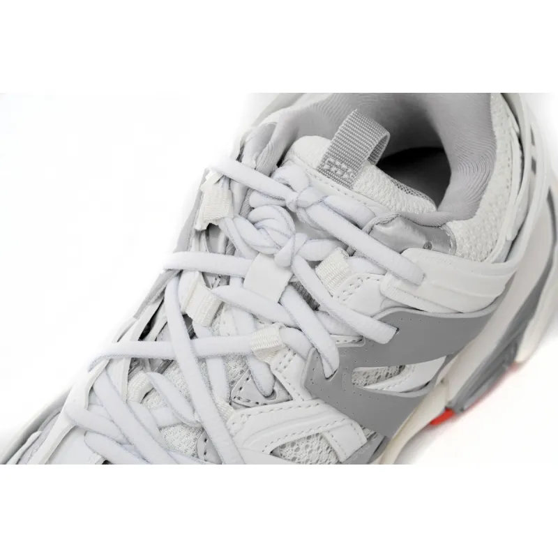 Balenciaga Tess S.White Grey Red 542436 W3DB2 7663