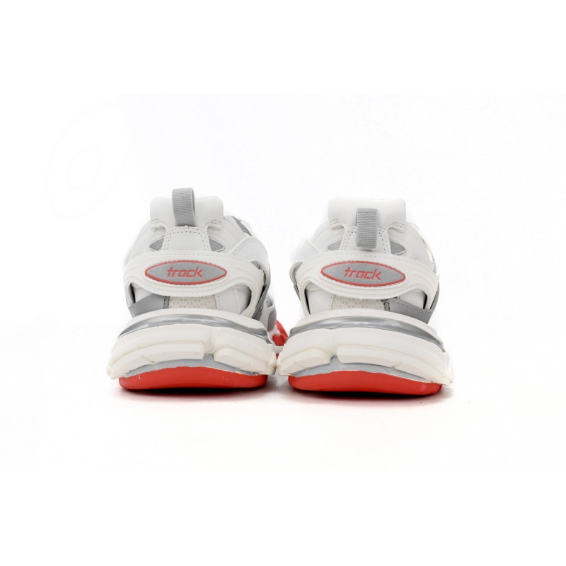 Balenciaga Tess S.White Grey Red 542436 W3DB2 7663