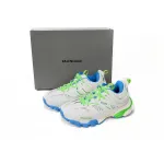 Balenciaga Tess S.Green, White, and Blue 542436 W2BC3 0285