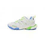 Balenciaga Tess S.Green, White, and Blue 542436 W2BC3 0285
