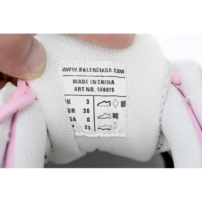 Balenciaga Track 2 Sneaker Pink White 568615 W3AE2 5291