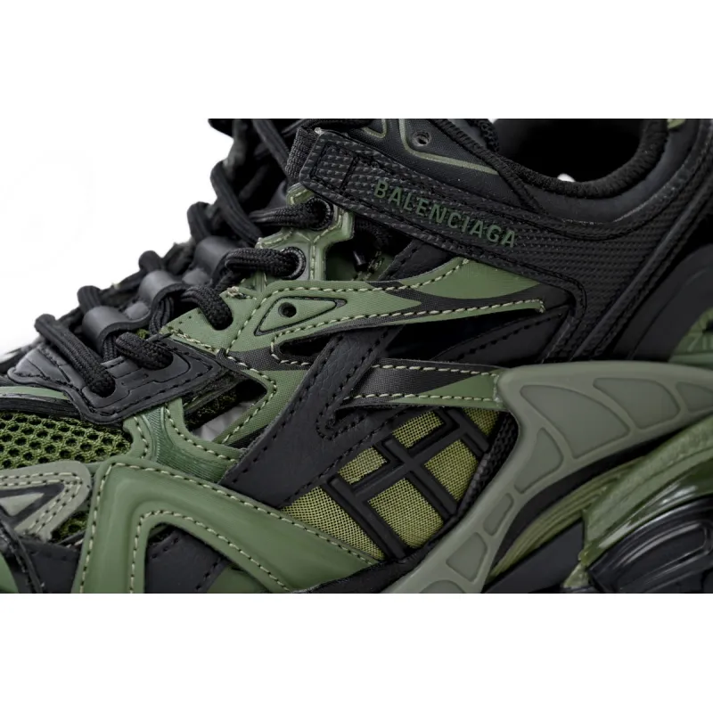 Balenciaga Track 2 Sneaker Military Black 568614 W3AE1 2311