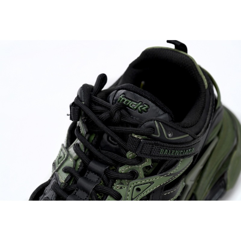 Balenciaga Track 2 Sneaker Military Black 568614 W3AE1 2311