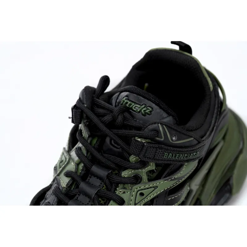 Balenciaga Track 2 Sneaker Military Black 568614 W3AE1 2311