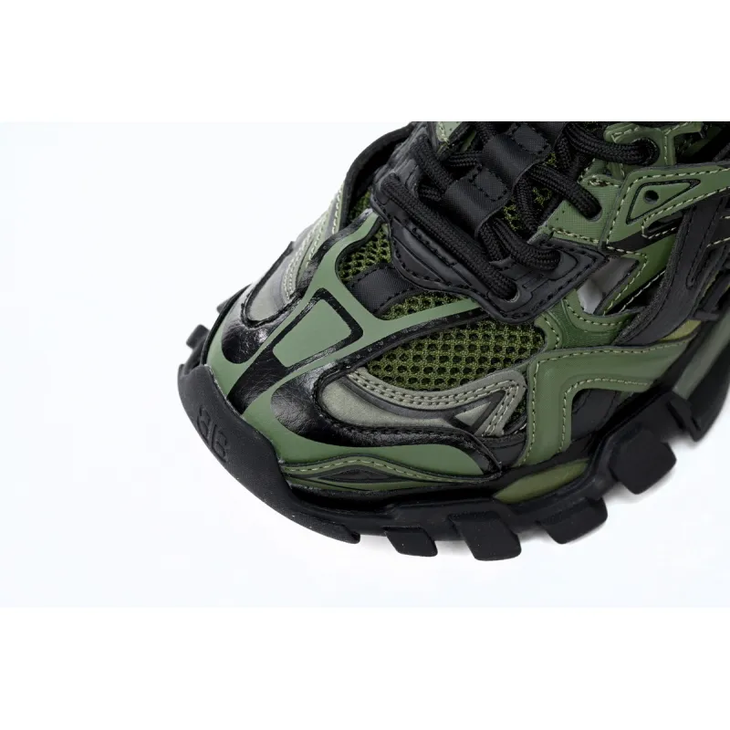 Balenciaga Track 2 Sneaker Military Black 568614 W3AE1 2311