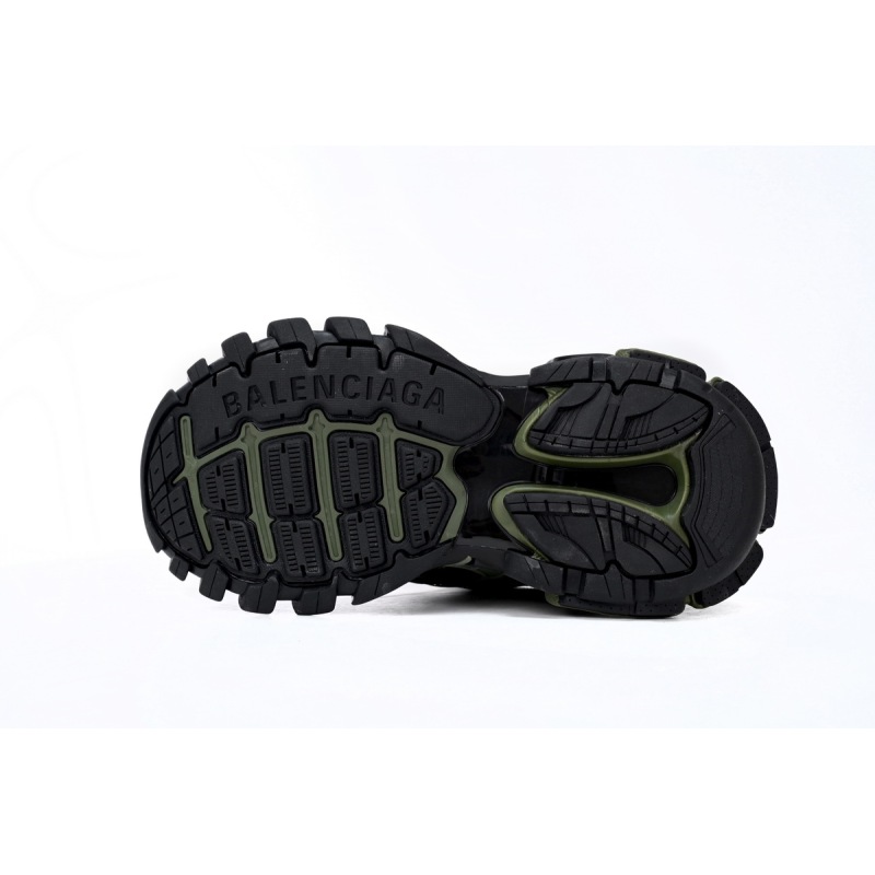 Balenciaga Track 2 Sneaker Military Black 568614 W3AE1 2311