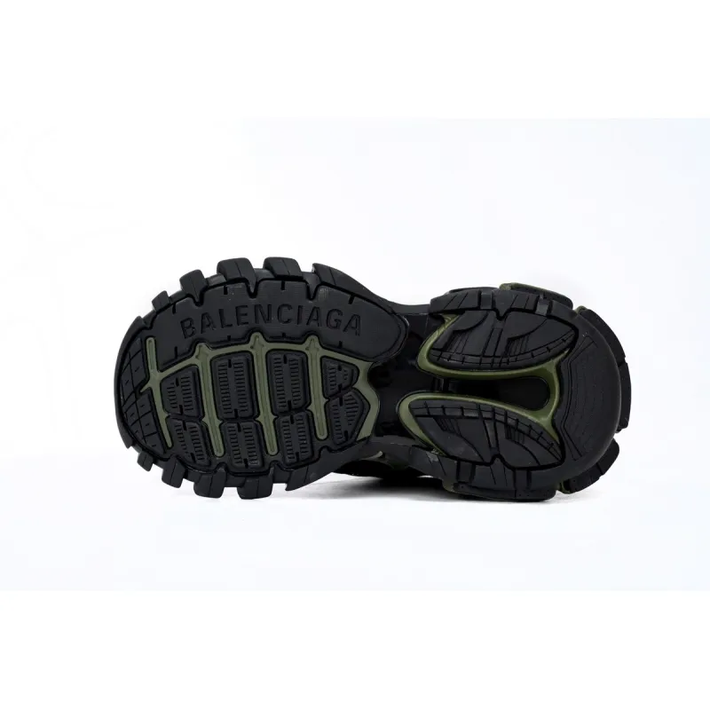 Balenciaga Track 2 Sneaker Military Black 568614 W3AE1 2311