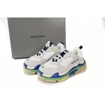Balenciaga Triple White Blue Green 524039 W09E1 1900