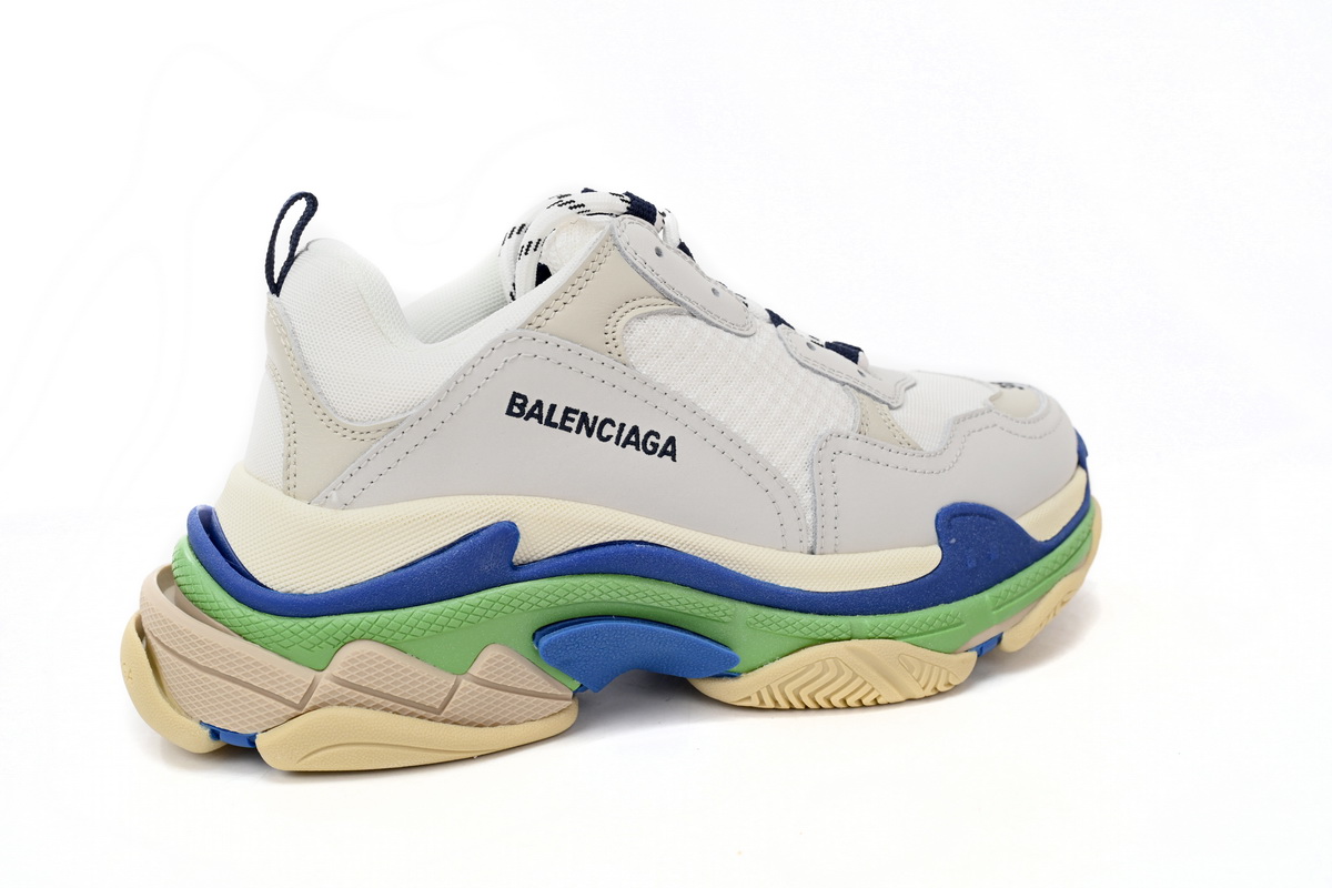 Balenciaga Triple White Blue Green 524039 W09E1 1900