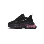 Balenciaga Triple S Black Claret Red 544351 W0901 9011